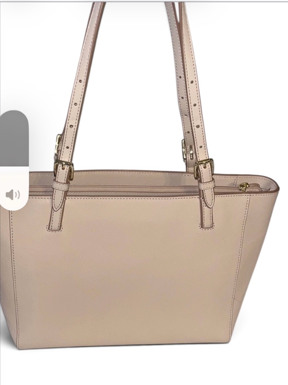 TORY BURCH POWDER PINK MEDIUM YORK BUCKEL TOTE - Picture 8 of 16
